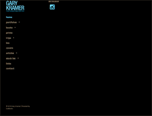Tablet Screenshot of garykramer.net
